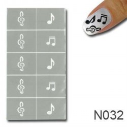 Smart Nails Nagellack Schablone 32