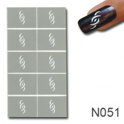Smart Nails Nagellack Schablone 51
