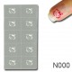 Smart Nails Nagellack Schablone 58